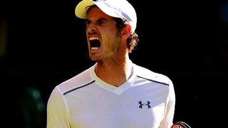 Murray through in Wimbledon heat