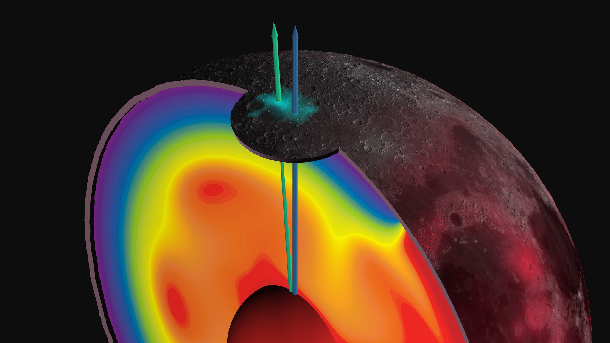 Moon used to spin 'on different axis' - BBC News