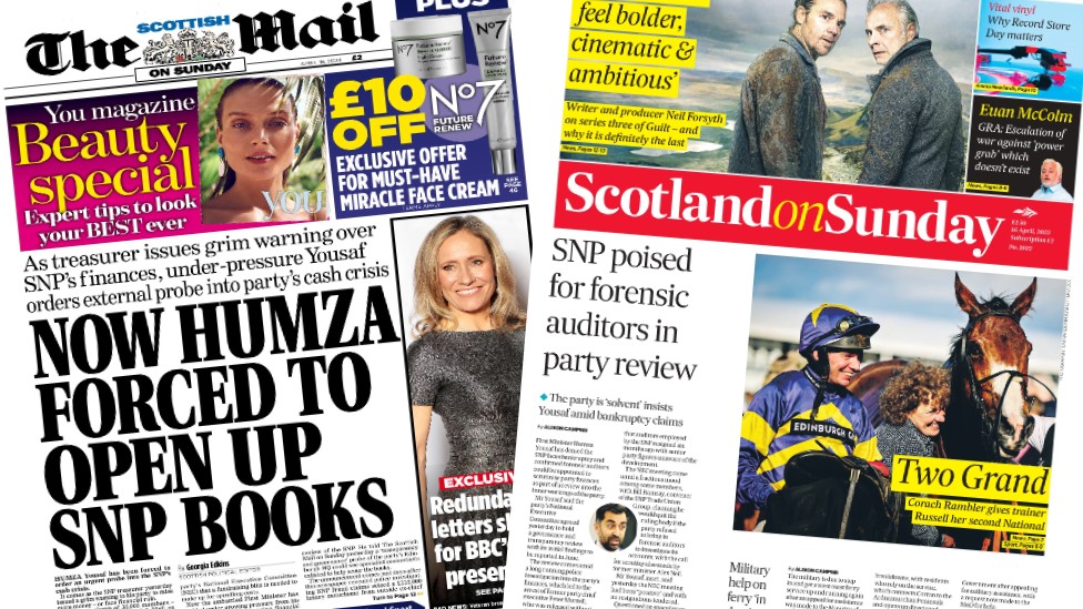 SNP probe 'cash crisis' and Grand National triumph