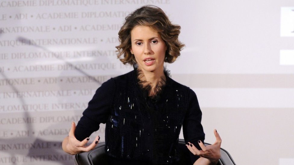 Asma en una reunión en París en 2016