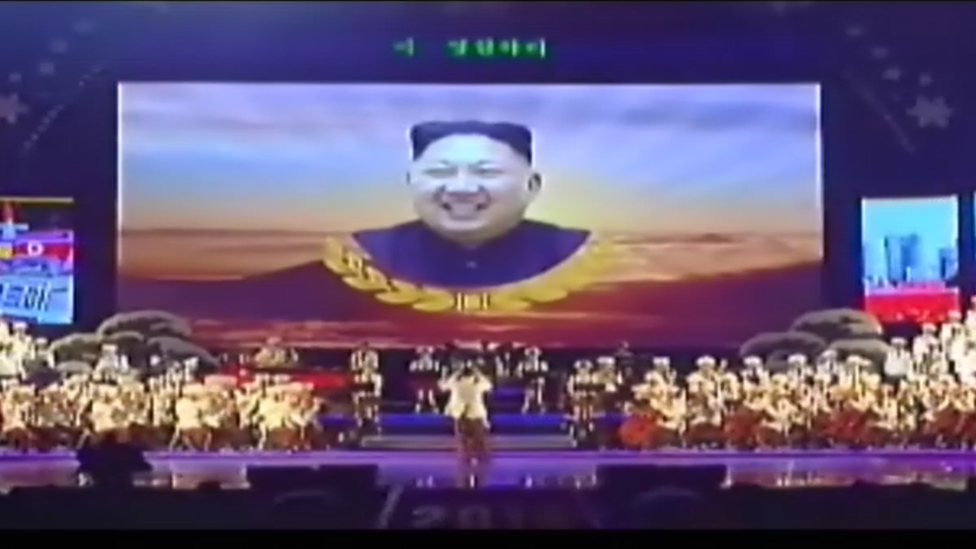 Concierto transmitido por la Televisión Central (Foto: Televisión Central de Corea del Norte)