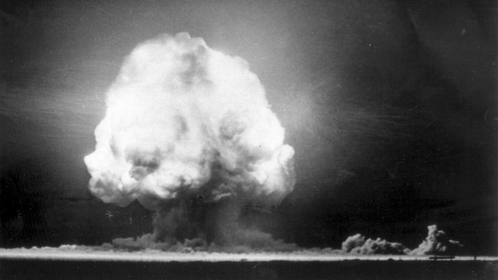 La primera prueba nuclear en el desierto de Nuevo México, en 1945
