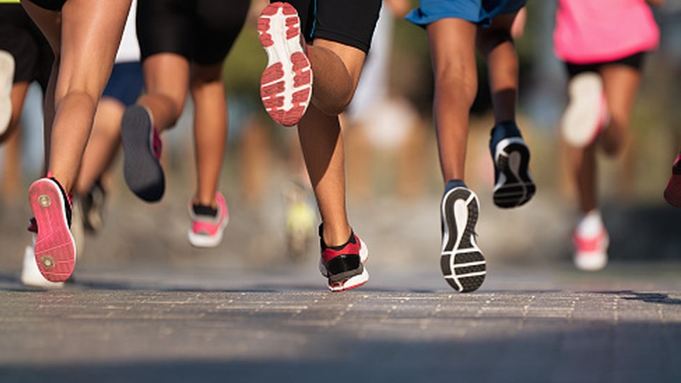 young people exercising