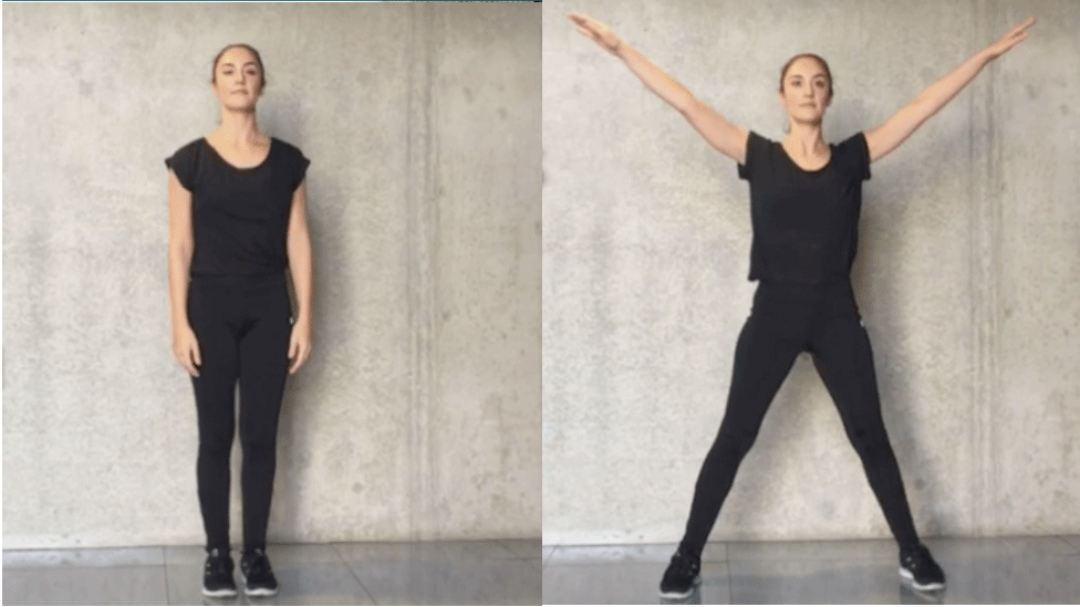 Mujer haciendo ejercicios