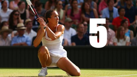 VIDEO: Jankovic beats Kvitova - 5 best shots