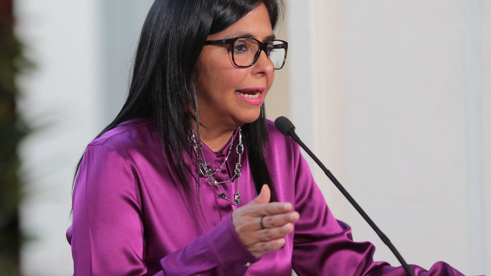 La canciller Delsy Rodríguez dijo que Venezuela no volverá a participar en las sesiones de la OEA. Delcy Rodríguez
