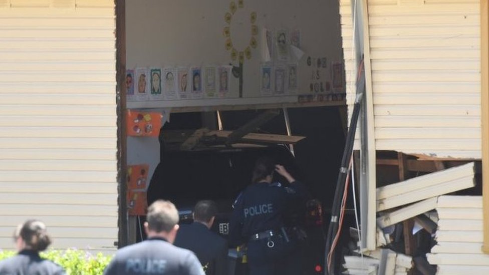 Sydney car hits classroom killing two boys