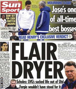 Friday's Sun back page