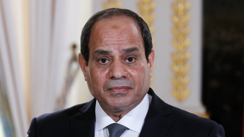 El presidente egipcio, Al Sisi, en París, el pasado 24 de octubre. El presidente egipcio, Al Sisi.