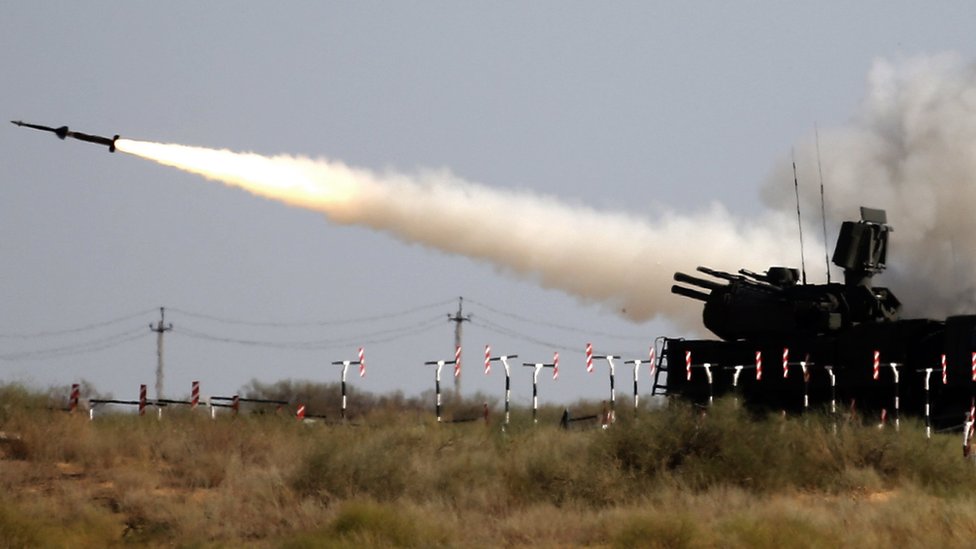 Russian Pantsir missile practice firing, 5 Aug 2017