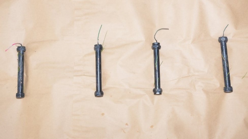 Pipe bombs in cemetery 'were to be used on police'
