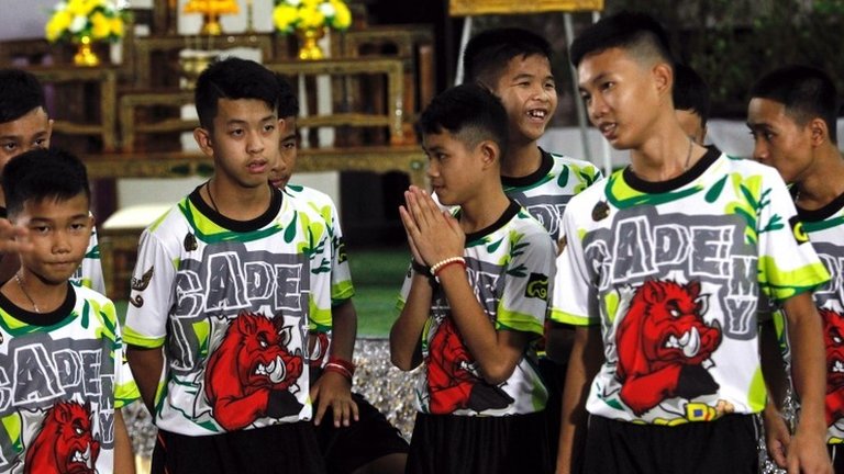 Thai cave rescue boys relive 'moment of miracle'