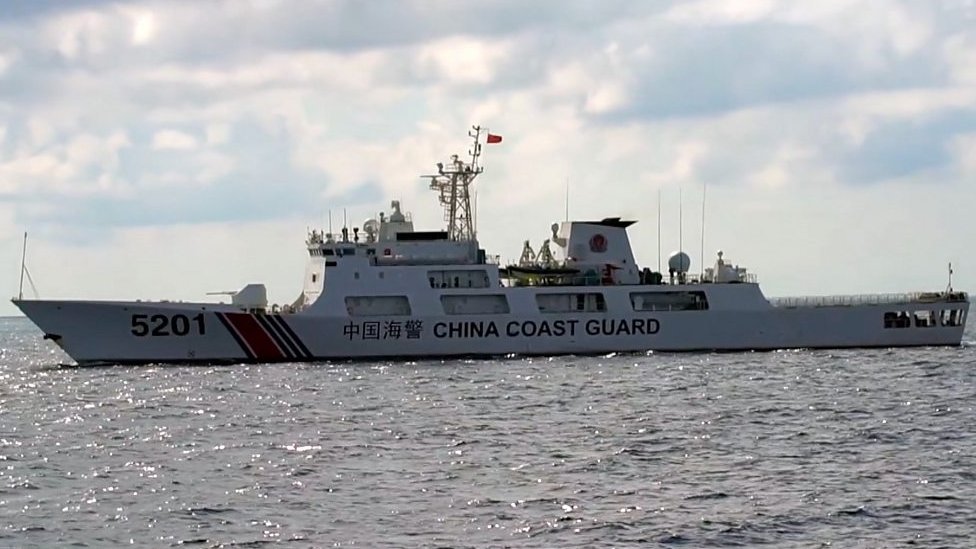 Watch: Philippines and China standoff in South China Sea