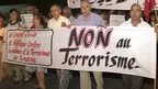 Tunisians marching against terrorism