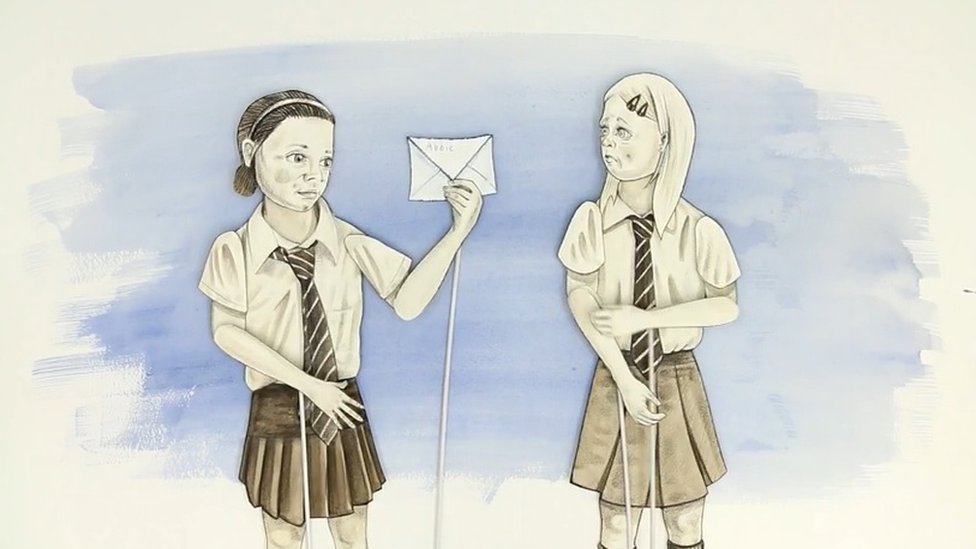 Abbie y Tasha (ilustración)