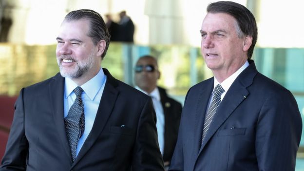 Como aproximação com Bolsonaro e inquérito polêmico fragilizaram STF na gestão Toffoli, segundo juristas - BBC News Brasil