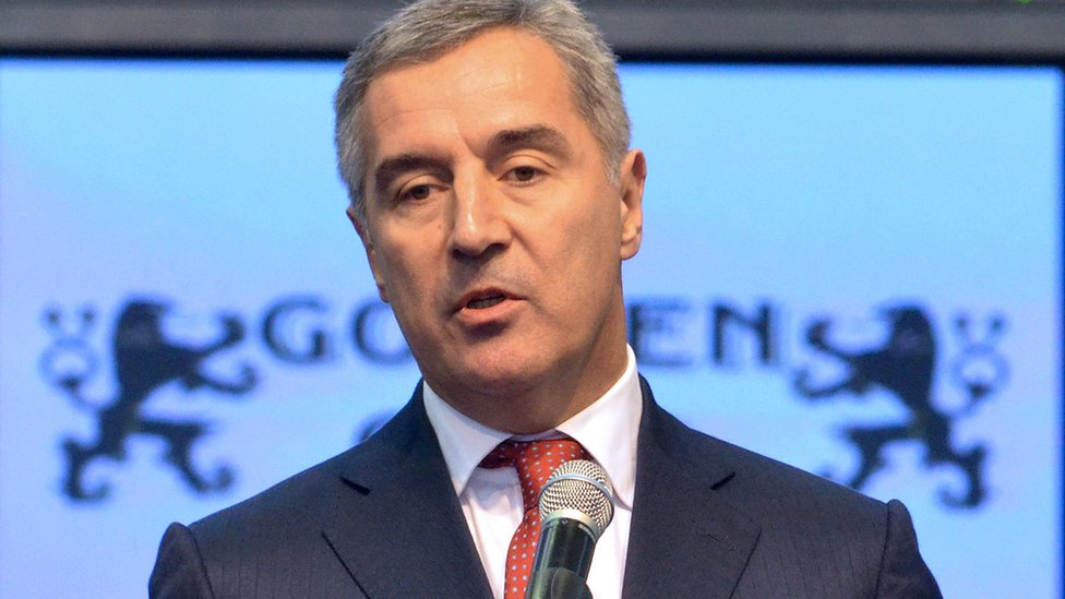 Montenegro's Prime Minister Milo Djukanovic