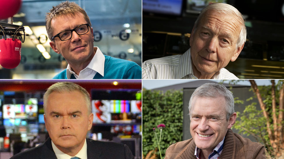 Nicky Campbell, John Humphrys, Jeremy Vine, Huw Edwards