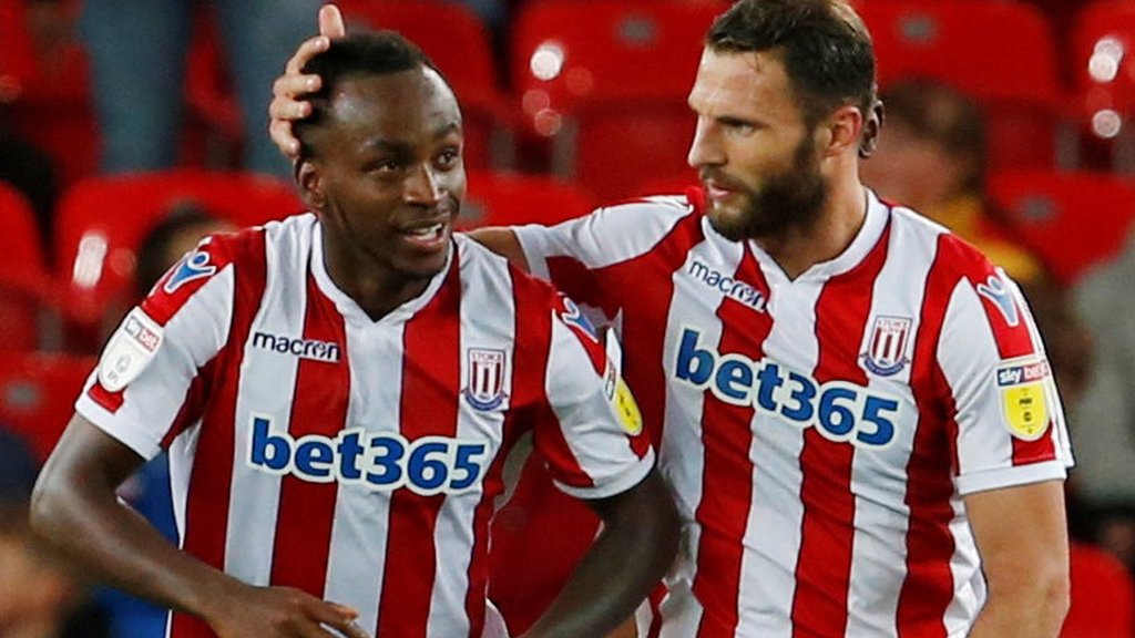 Berahino ends goal drought as Stoke knock out Huddersfield