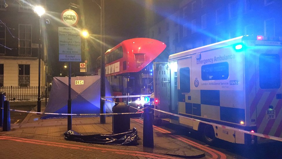 Man found stabbed to death on Marylebone bus