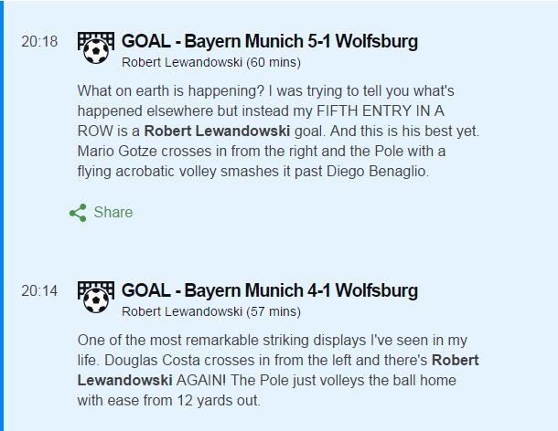 Lewandowski goal