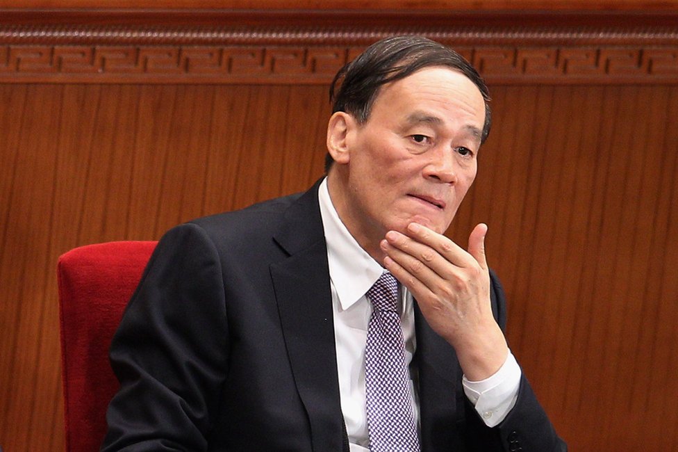 Wang Qishan attends the opening ceremony of the Chinese People's Political Consultative Conference at the Great Hall of the People on 3 March 2012 in Beijing, China