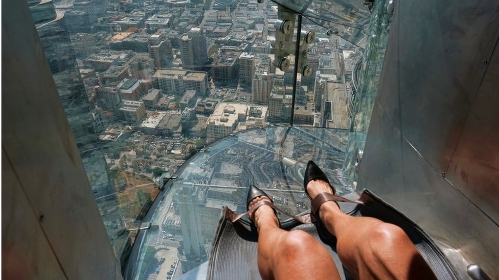 The incredible glass slide that's 70 floors high CBBC Newsround