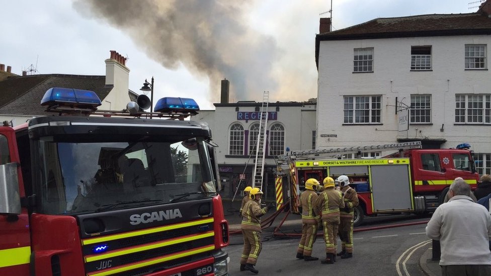 Lyme Regis cinema fire