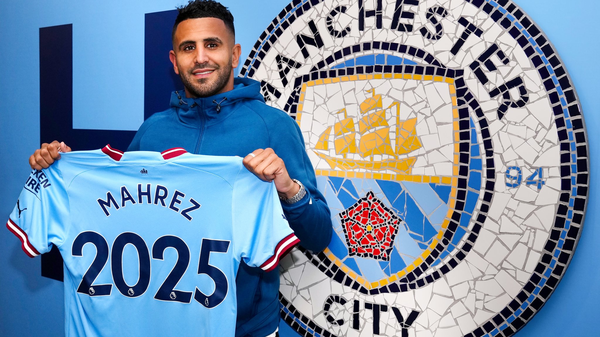 Riyad Mahrez: Man City winger signs two-year contract extension