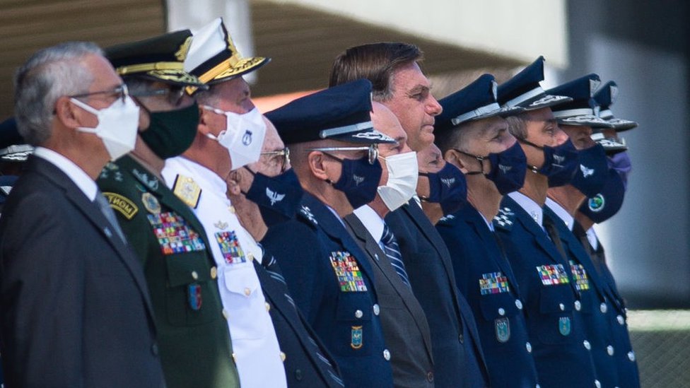 Apoiadores do Exército Brasileiro