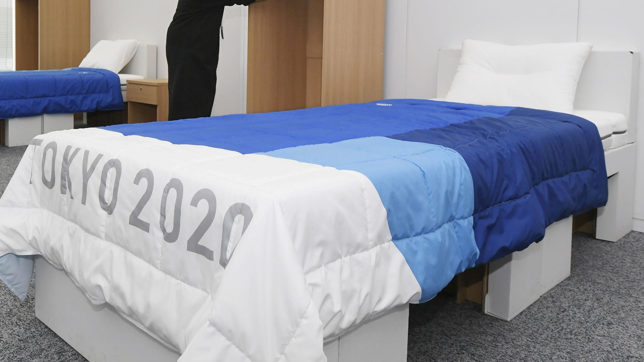 Кровати на Олимпиаде в Токио