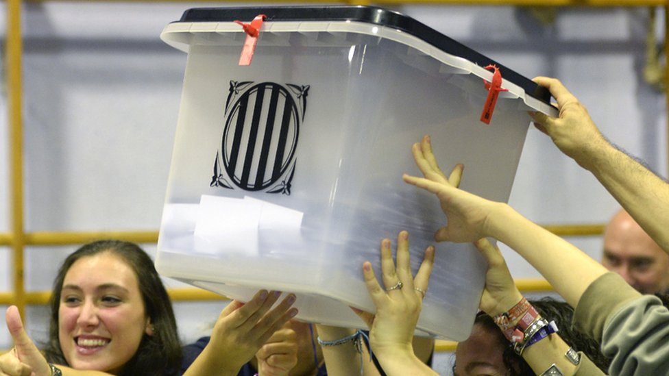 The French connection: How Catalonia got its ballot papers