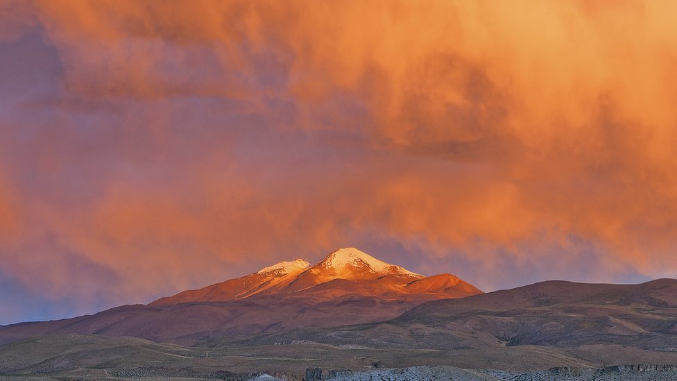 Volcán Uturuncu en Bolivia