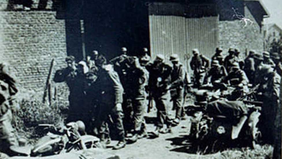 Charles Trang Totenkopf (World War 2) 英語 World War Two soldier massacre anniversary marked