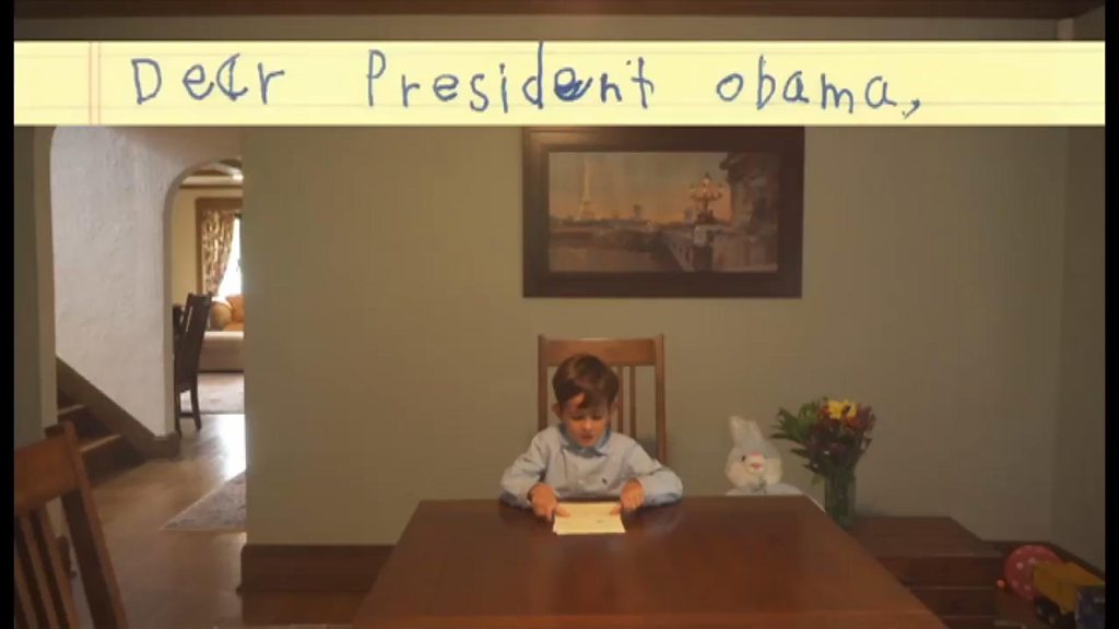 米の6歳少年、シリア男児を「うちに連れてきてください」と大統領に