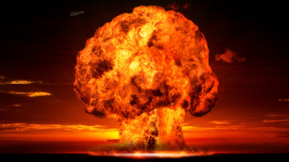 Una explosión nuclear