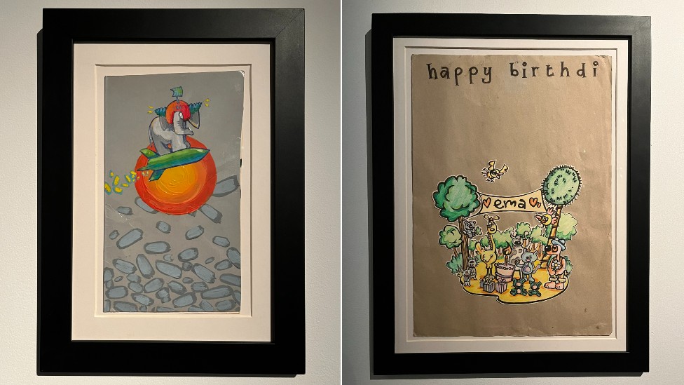 Banksy: Unseen early works given public debut at Salford show