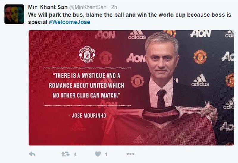 Blame the ball tweet