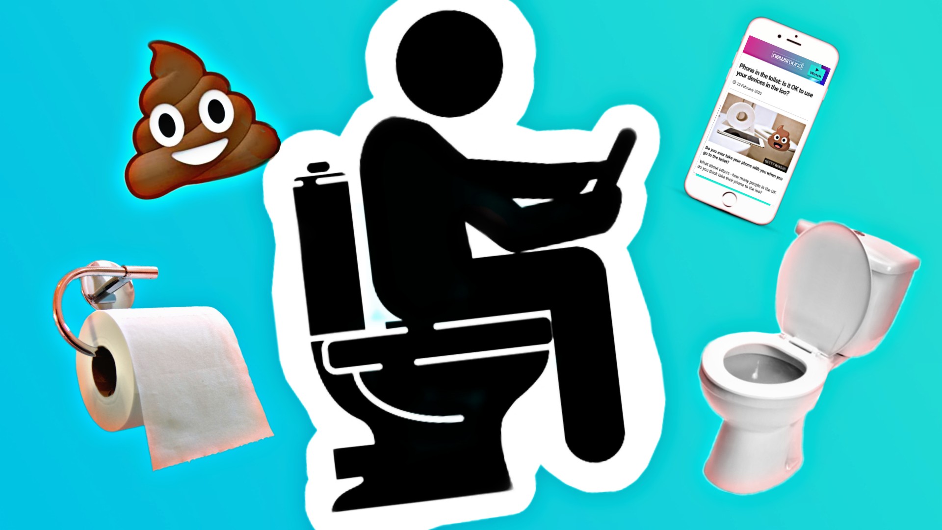 Phone in the toilet: Is it OK to use your devices in the loo? 