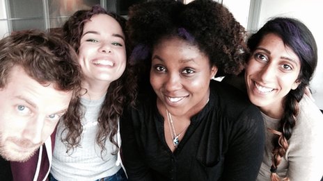 Stephen Chappell, Frankie Ward, Tolu Malomo and Roxy Ebrahim-Khan