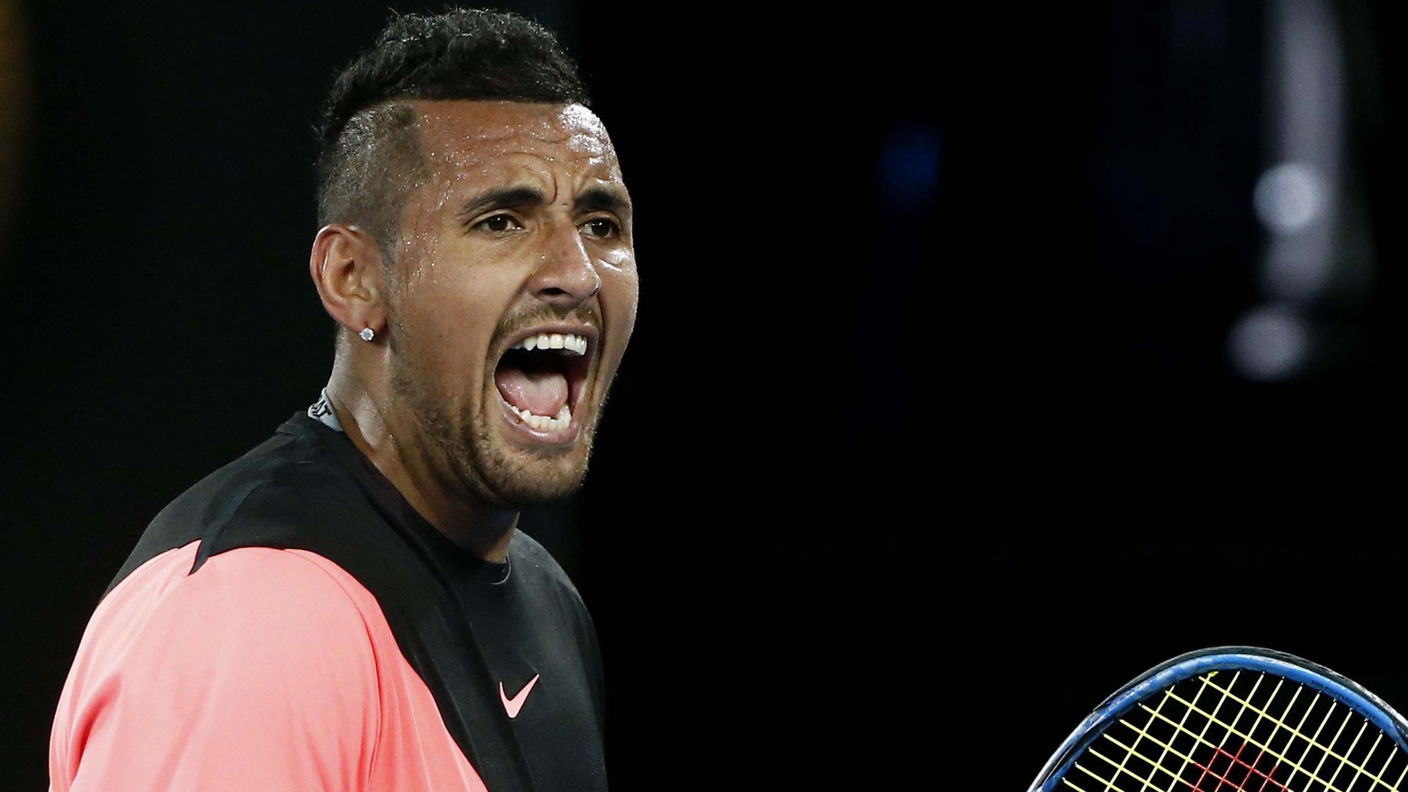 Australian Open: Nick Kyrgios beats Jo-Wilfried Tsonga to make last 16