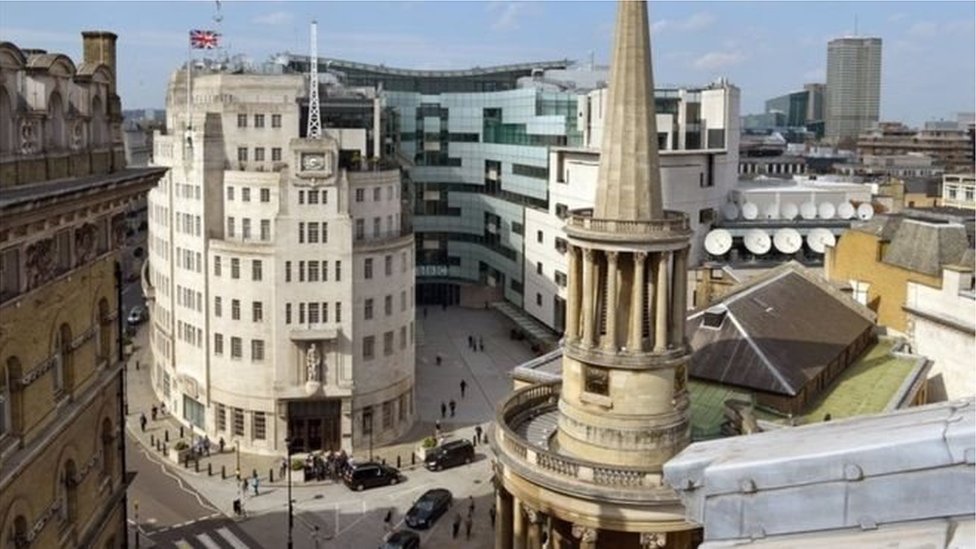 مقر هيئة الإذاعة البريطانية وسط لندن