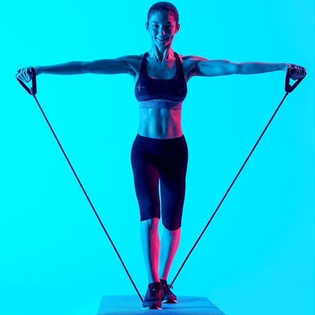 Chica haciendo ejercicio