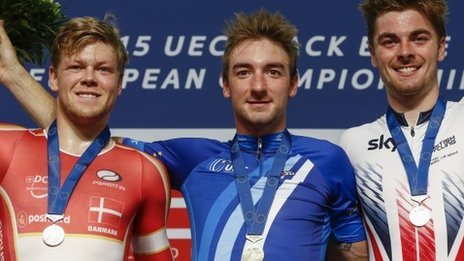 Britons win European Track bronzes