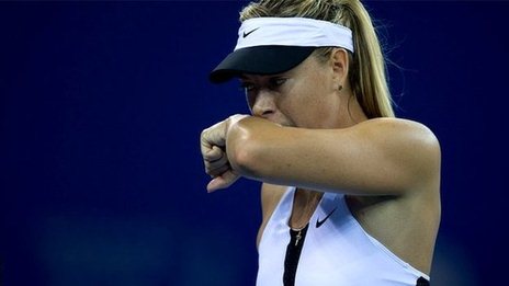 Sharapova injured on China comeback