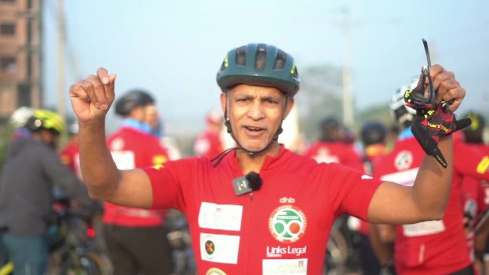Cyclists complete 250-mile Bangladesh charity ride