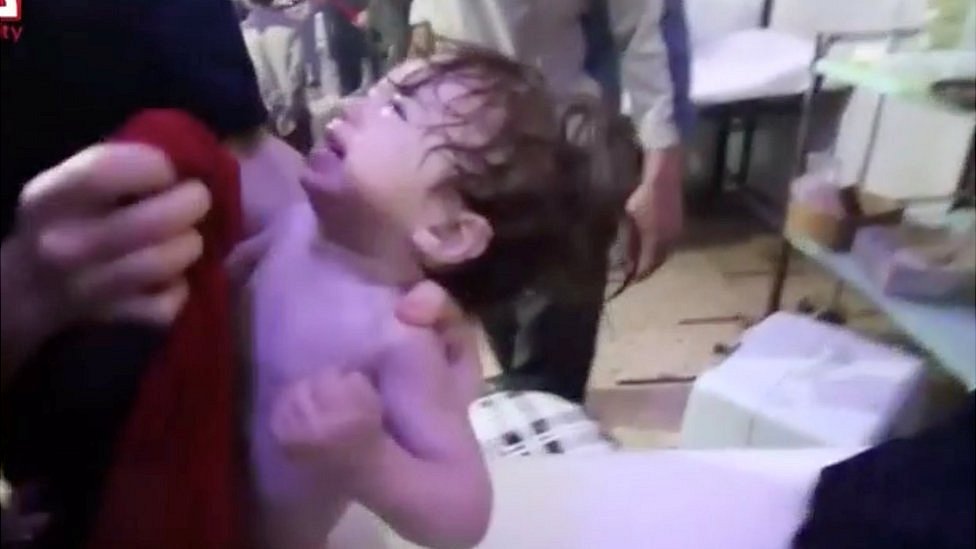 Syria conflict: Russia says no evidence of Douma chemical attack