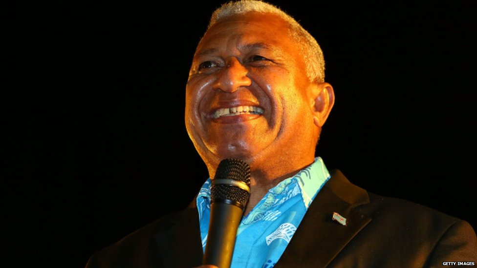 Fijian Prime Minister Frank Bainimarama