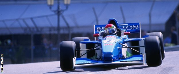 Justin Wilson at the 1999 F3000 race at Monaco