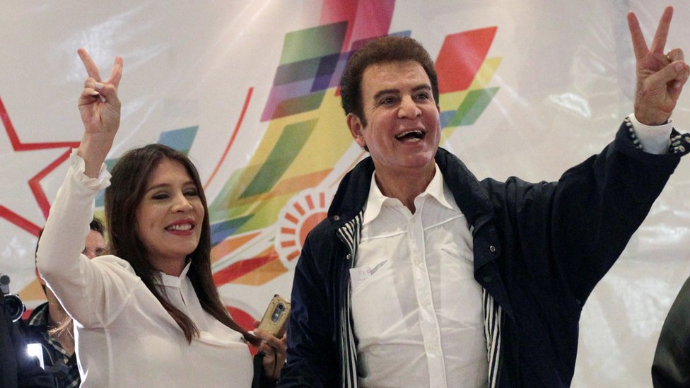 Nasralla, en un mitin electoral.